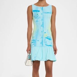 New PH5 Daphne reversible bubble hem mini dress